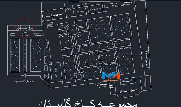 دانلود نقشه کاخ گلستان تهران 