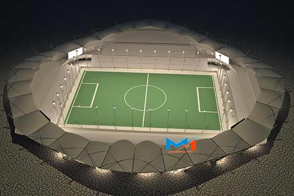 طراحی معماری استادیوم فوتبال