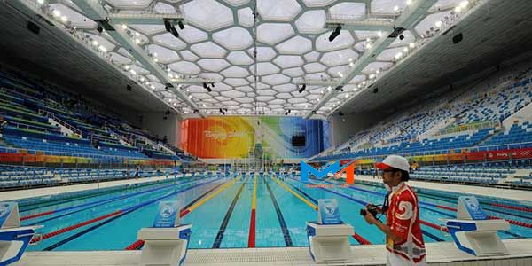 پاورپوینت بررسی مرکز ملی ورزش های آبی پکن