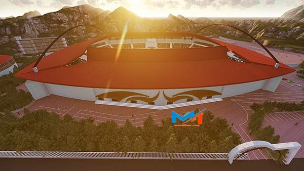 پروژه معماری استادیوم فوتبال کامل